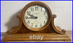 ALBRIGHT Wood Mantel Clock By Howard Miller Clock Company 3 Chimes 635-114