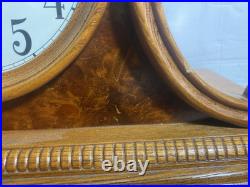 ALBRIGHT Wood Mantel Clock By Howard Miller Clock Company 3 Chimes 635-114