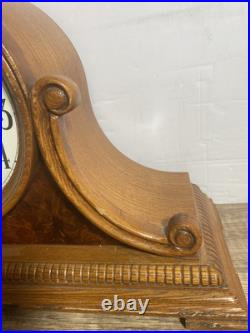 ALBRIGHT Wood Mantel Clock By Howard Miller Clock Company 3 Chimes 635-114