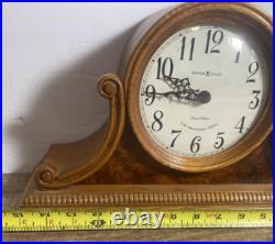 ALBRIGHT Wood Mantel Clock By Howard Miller Clock Company 3 Chimes 635-114
