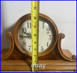 ALBRIGHT Wood Mantel Clock By Howard Miller Clock Company 3 Chimes 635-114