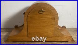 ALBRIGHT Wood Mantel Clock By Howard Miller Clock Company 3 Chimes 635-114