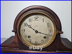 ANTIQUE 1920s ANSONIA Tambour Mantle Clock b24 Movement Parts/Repair Runs