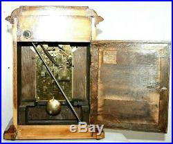 ANTIQUE GERMAN JUNGHANS 1914 LARGE BRACKET CLOCK With QUARTERLY WESTMINSTER CHIME