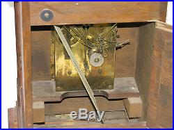 Antique German Junghans A07 Westminster Chime Mantel Shelf Clock