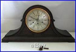 Antique Herschede Hall Westminster Chime Mantel Clock Made In USA Rare
