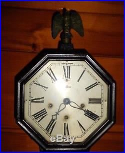 ANTIQUE NEW HAVEN WASHINGTON WESTMINSTER CHIME BANJO CLOCK c 1923