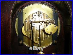 Antique New Haven Westminster Clock, Near Mint, Lovely Large Chiming Tambour