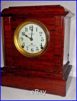 ANTIQUE SETH THOMAS SONORA ADAMANTINE 4 Bell WESTMINSTER CHIME CLOCK WORKING