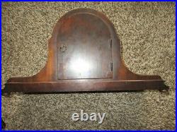 ANTIQUE / VINTAGE WOOD WESTMINSTER / JUNGHANS MANTEL CHIME CLOCK LOT germany