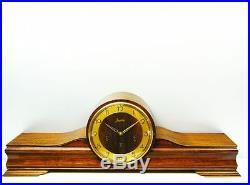 Art Deco Junghans 2 Melodies Westminster And Whittington Chiming Mantel Clock