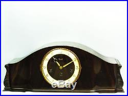 Art Deco Westminster Kienzle Chiming Mantel Clock With Pendulum