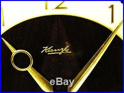 Art Deco Westminster Kienzle Chiming Mantel Clock With Pendulum