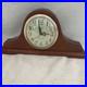 Altona Westminster Chime Mantel Clock Mahogany Wood Quartz Analog Engraved 1997