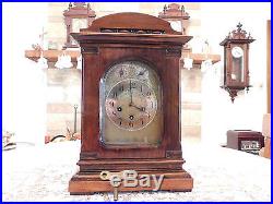 Amazing Beautiful German Junghans 8 Day Westminster Chime Mantle Bracket Clock