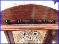 Amazing Beautiful German Junghans 8 Day Westminster Chime Mantle Bracket Clock