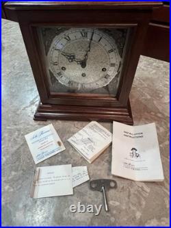 Amazing Clean Seth Thomas Legacy 3W Mantle Clock 1314 A Westminster Chime Withbook