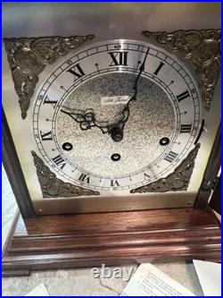 Amazing Clean Seth Thomas Legacy 3W Mantle Clock 1314 A Westminster Chime Withbook