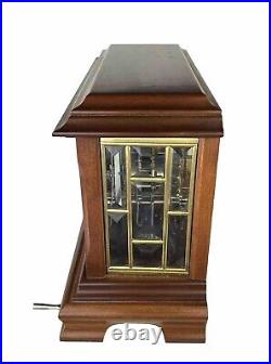 Ansonia 315 Musical Chiming Mantle Clock w. German Movement In Hardwood Case