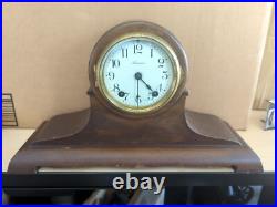 Ansonia Precisia No. 4 B22 Mantel Table Shelf Westminster Chime Clock Without Key