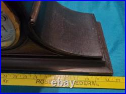Ansonia Sonia #2 Westminster Tambour Mantel Clock. B22 Movement, Work Very Well