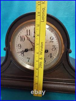 Ansonia Sonia #2 Westminster Tambour Mantel Clock. B22 Movement, Work Very Well