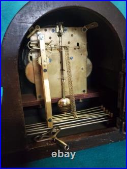 Ansonia Sonia #2 Westminster Tambour Mantel Clock. B22 Movement, Work Very Well
