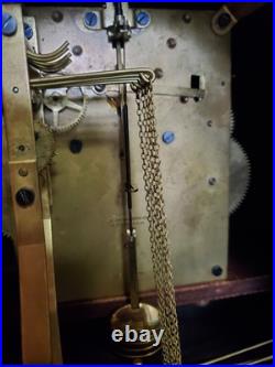 Ansonia Sonia #2 Westminster Tambour Mantel Clock. B22 Movement, Work Very Well