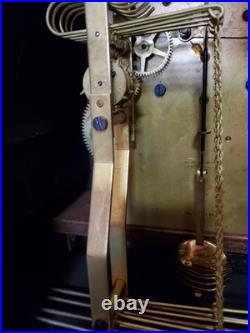 Ansonia Sonia #2 Westminster Tambour Mantel Clock. B22 Movement, Work Very Well