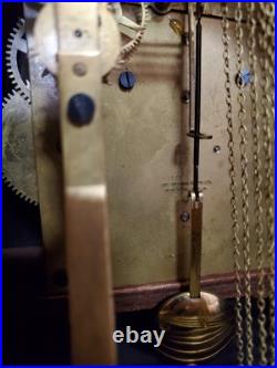 Ansonia Sonia #2 Westminster Tambour Mantel Clock. B22 Movement, Work Very Well