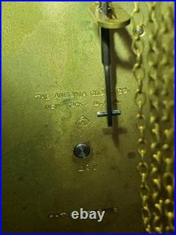 Ansonia Sonia #2 Westminster Tambour Mantel Clock. B22 Movement, Work Very Well