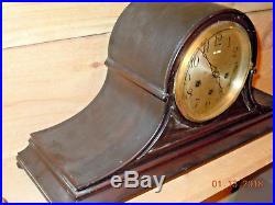 Ansonia Westminster Chime Sonia Series No. 2 Tambour Mantle Clock c. 1920's