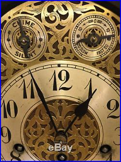 Antique 1890 Junghans Astor 1/4 Hour Westminster Chime Mantle Clock # 17108