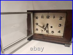 Antique 1914 Black Forest Cathedral Mantel Clock Westminster Chime (Tested)