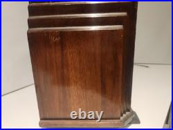 Antique 1914 Black Forest Cathedral Mantel Clock Westminster Chime (Tested)