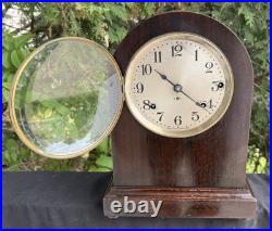 Antique 1915 Seth Thomas CHIME CLOCK #11 Mantle Clock SEE VIDEO ALL ORIGINAL