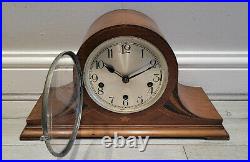 Antique 1920's Art Deco Haller Westminster Chiming Mantel Clock with Silence