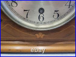 Antique 1920's Art Deco Haller Westminster Chiming Mantel Clock with Silence