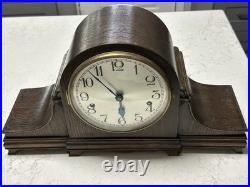 Antique 1920s Kienzle 8-Day Westminster Chime Mantel Clock German Wood withKey Antique 1920s Kienzle 8-Day Westminster Chime Mantel Clock German Wood withKey