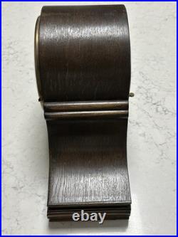 Antique 1920s Kienzle 8-Day Westminster Chime Mantel Clock German Wood withKey