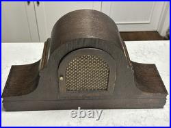 Antique 1920s Kienzle 8-Day Westminster Chime Mantel Clock German Wood withKey
