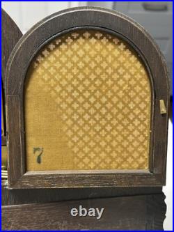 Antique 1920s Kienzle 8-Day Westminster Chime Mantel Clock German Wood withKey Antique 1920s Kienzle 8-Day Westminster Chime Mantel Clock German Wood withKey