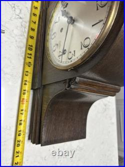 Antique 1920s Kienzle 8-Day Westminster Chime Mantel Clock German Wood withKey Antique 1920s Kienzle 8-Day Westminster Chime Mantel Clock German Wood withKey