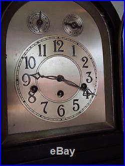 Antique 1925 German Junghans Westminster chime mantel clock