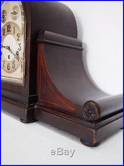 Antique 1925 German Junghans Westminster chime mantel clock