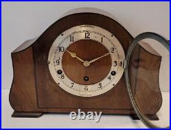 Antique 1930's English Garrard Westminster Chiming Mantel Clock with Silence