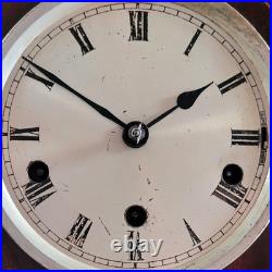 Antique 1930's German Kienzle Napoleon Hat Westminster Chiming Mantel Clock