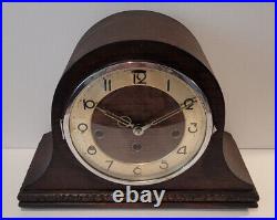 Antique 1930's German Westminster Chiming Mantel Clock with Silence (Early 20th)