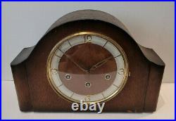 Antique 1930's Oak Westminster, Whittington & St. Michael Chiming Mantel Clock