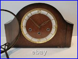 Antique 1930's Oak Westminster, Whittington & St. Michael Chiming Mantel Clock